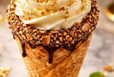 Cheesecake Almond Cone Recipe