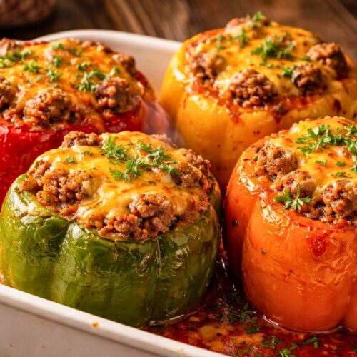 Old Fashioned Stuffed Bell Peppers Recipe