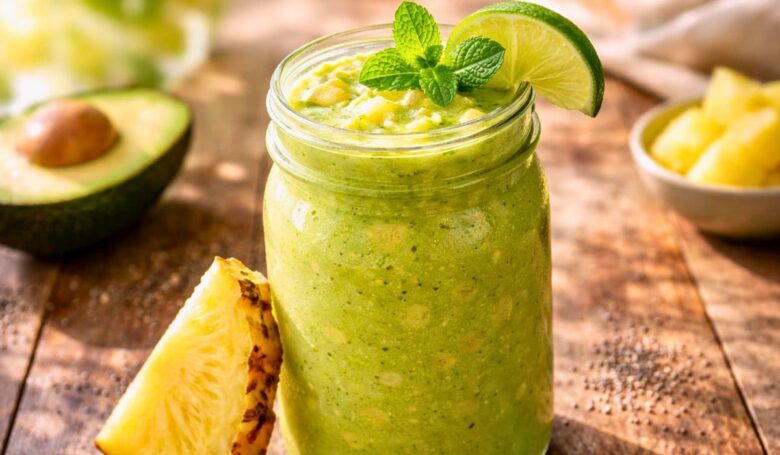 Avocado Pineapple Smoothie Recipe