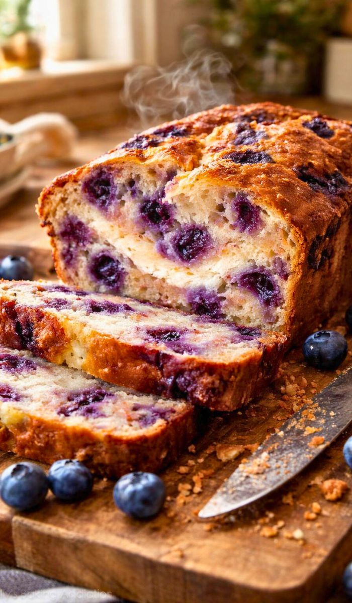 Blueberry Cream Cheese Loaf Recipe