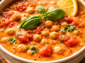 Chickpea Tomato Soup Recipe