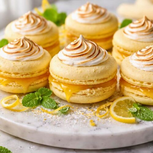 Citrus Lemon Meringue Pie Macarons Recipe