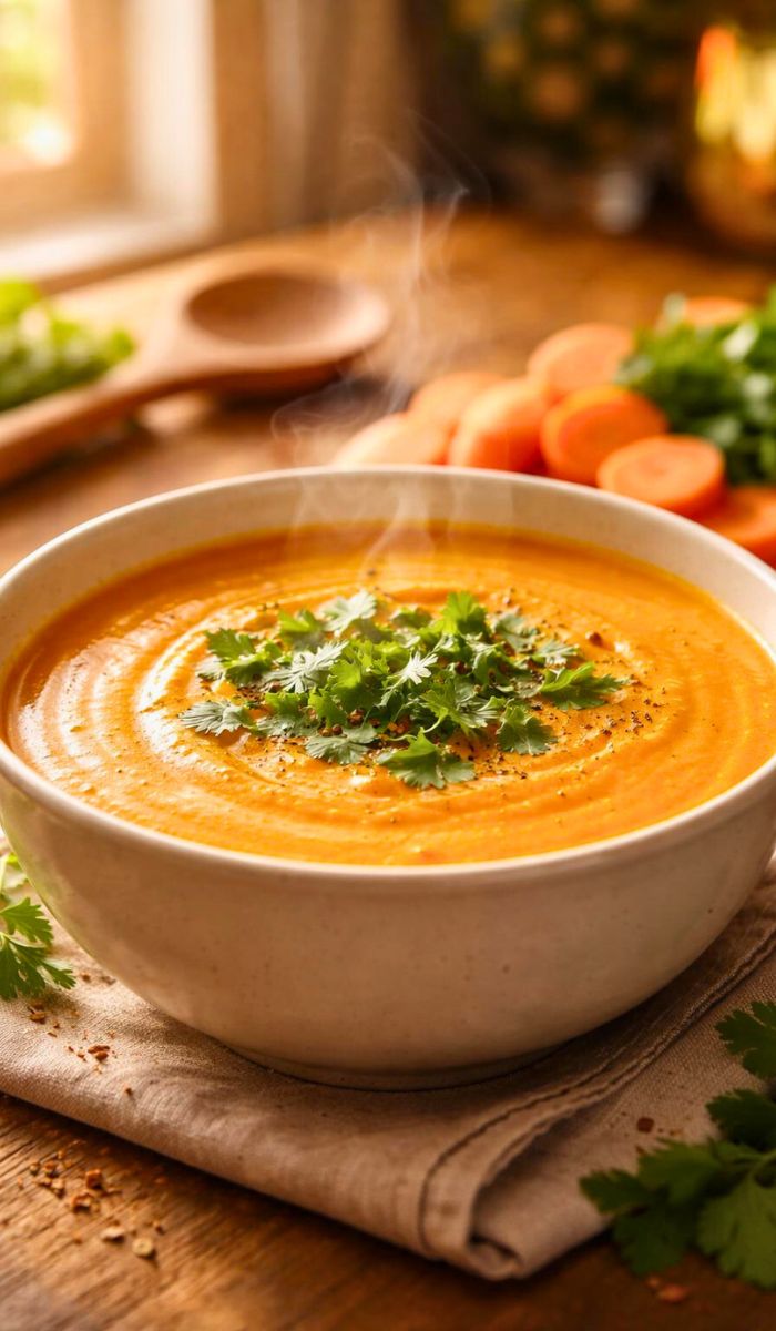 Delia Smith Carrot and Coriander Soup Recipe
