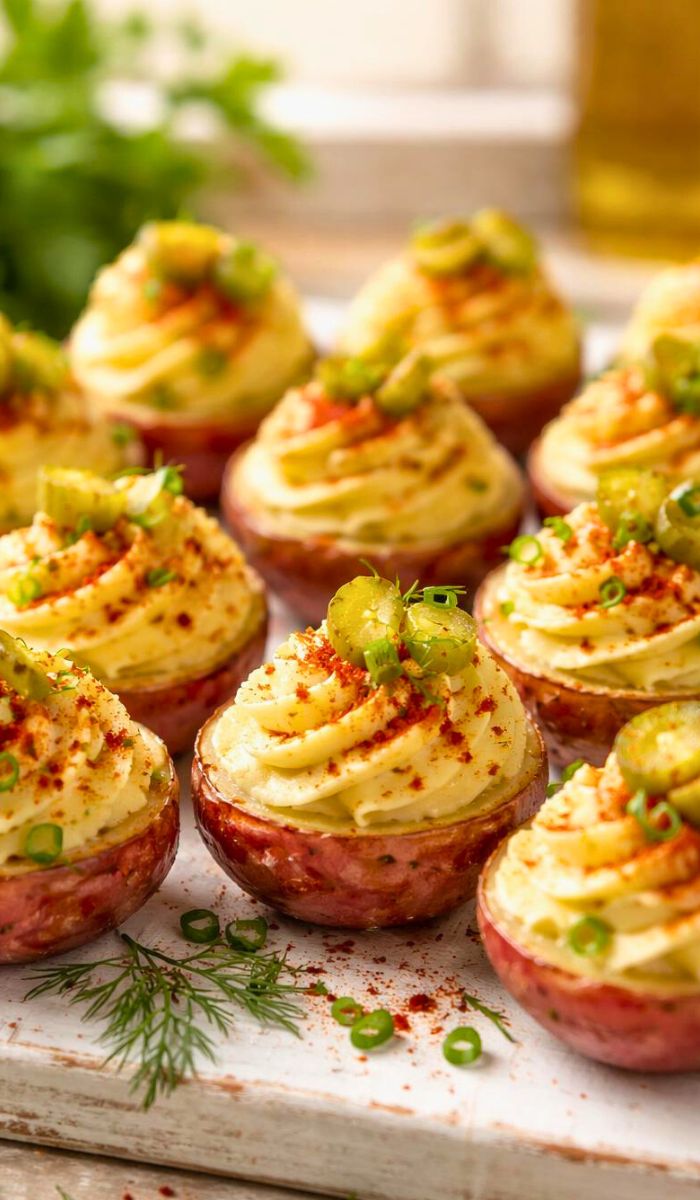 Easy Deviled Potatoes Recipe