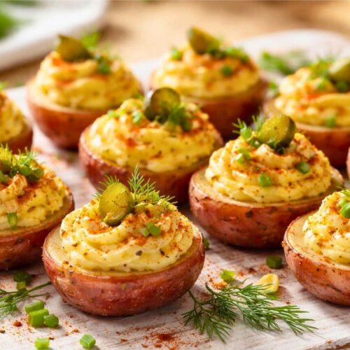 Easy Deviled Potatoes Recipe