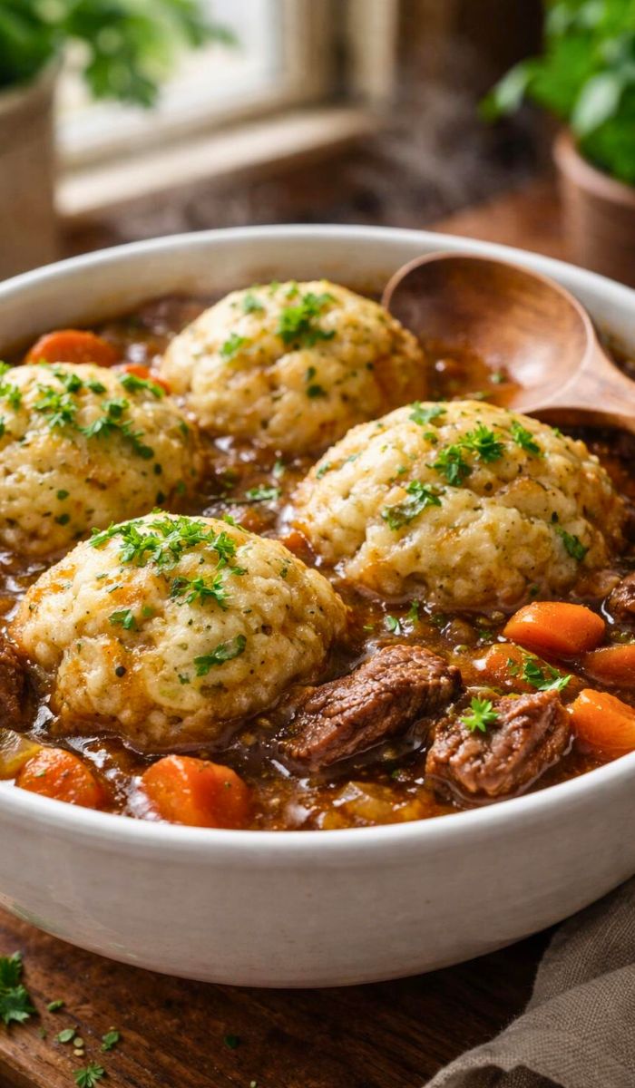 Hairy Bikers Mince and Dumplings Recipe