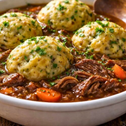 Hairy Bikers Mince and Dumplings Recipe