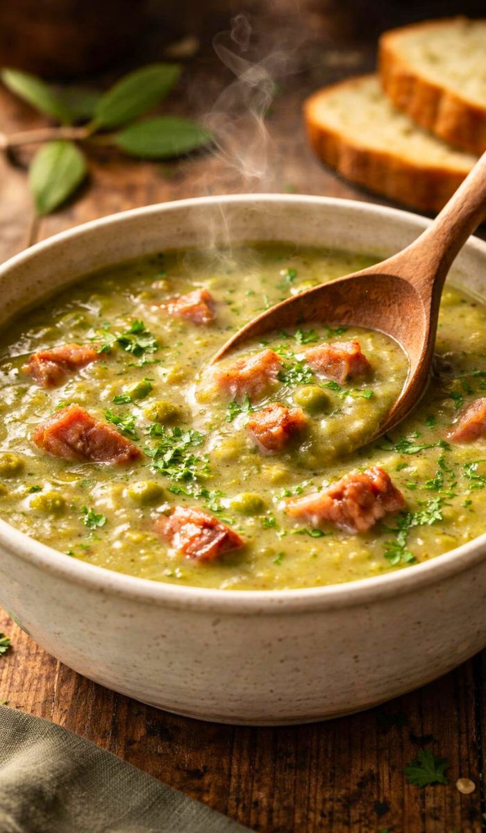 Hairy Bikers Pea and Ham Soup Recipe