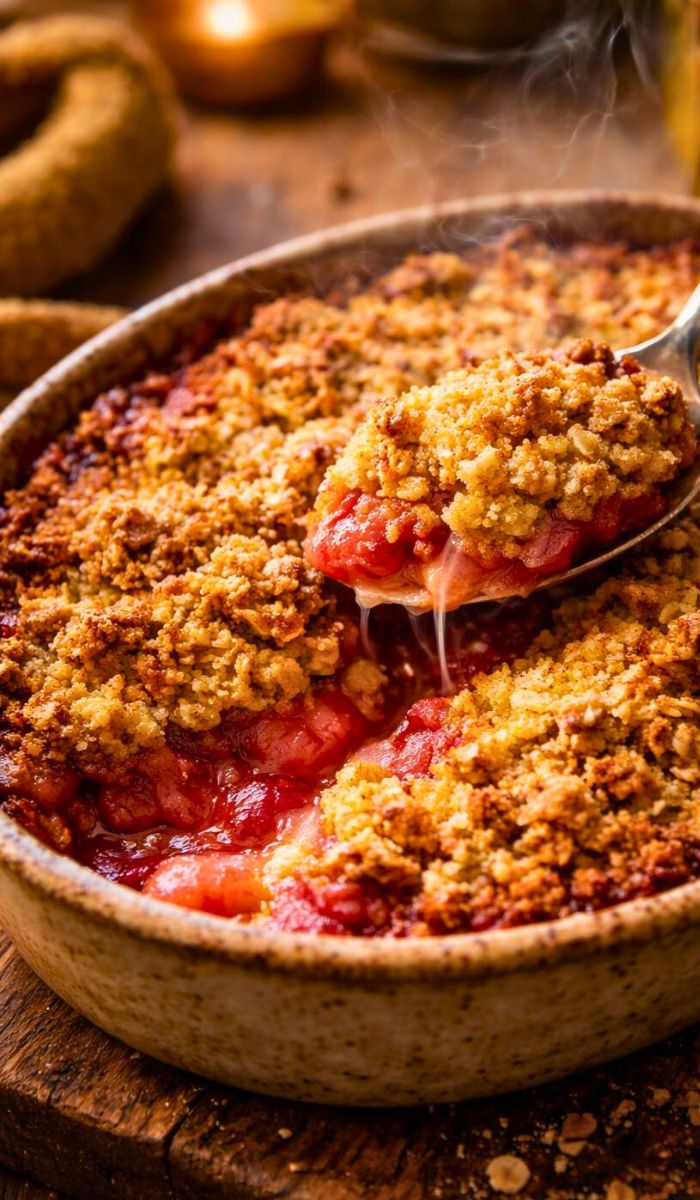 Hairy Bikers Rhubarb Crumble Recipe