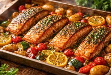 Hairy Bikers Salmon Tray Bake Recipe