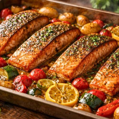 Hairy Bikers Salmon Tray Bake Recipe