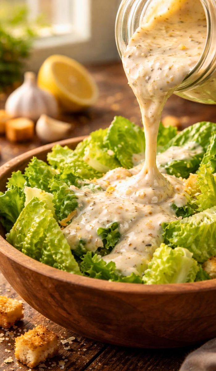 Homemade Caesar Salad Dressing Recipe