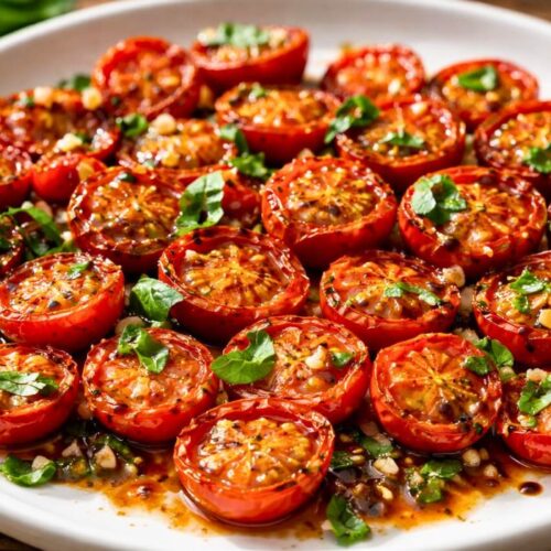 Ina Garten Roasted Tomatoes with Basil Recipe