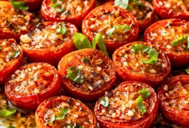 Ina Garten Roasted Tomatoes with Basil Recipe