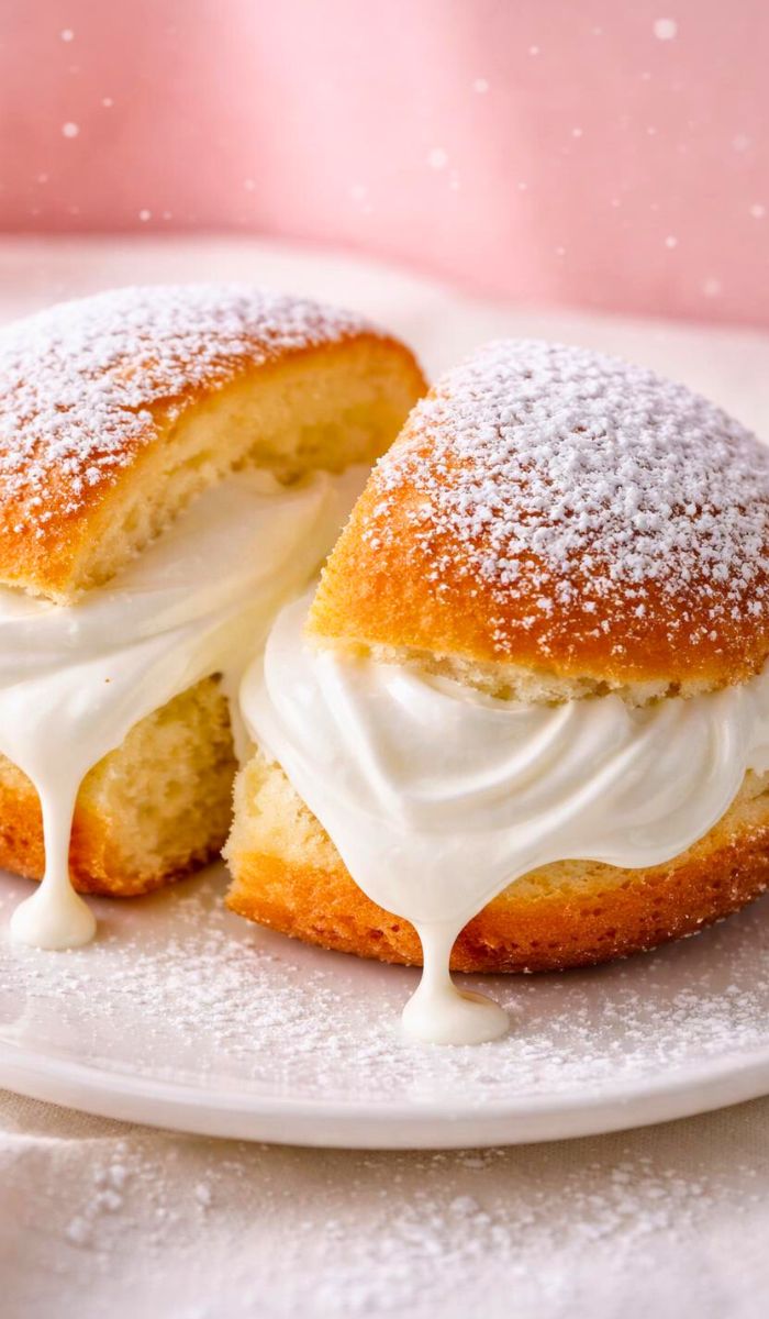 Korean Milk Cream Donut Recipe