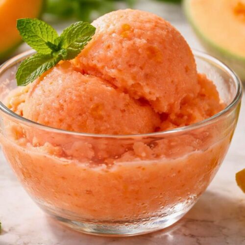 Ninja Creami Cantaloupe Sorbet Recipe