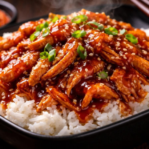 Slow Cooker Korean BBQ Chicken Recipe