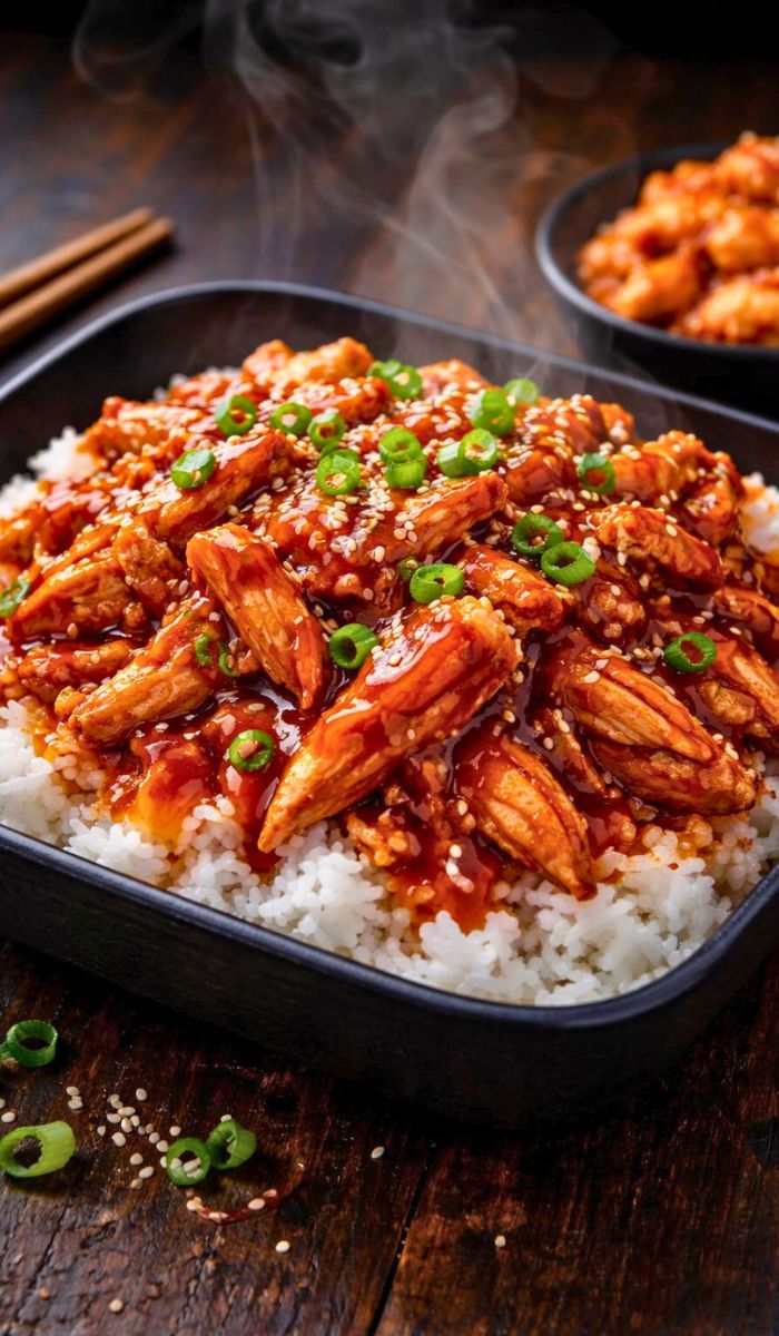 Slow Cooker Korean BBQ Chicken Recipe
