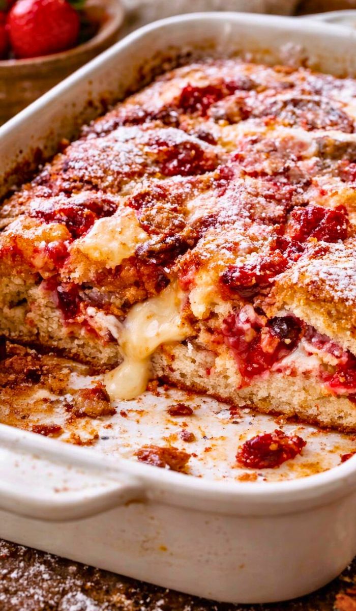 Strawberry Earthquake Cake Recipe