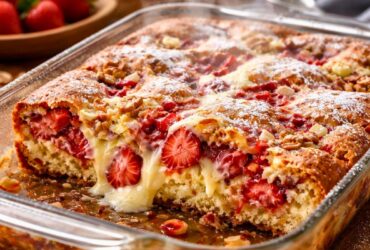 Strawberry Earthquake Cake Recipe