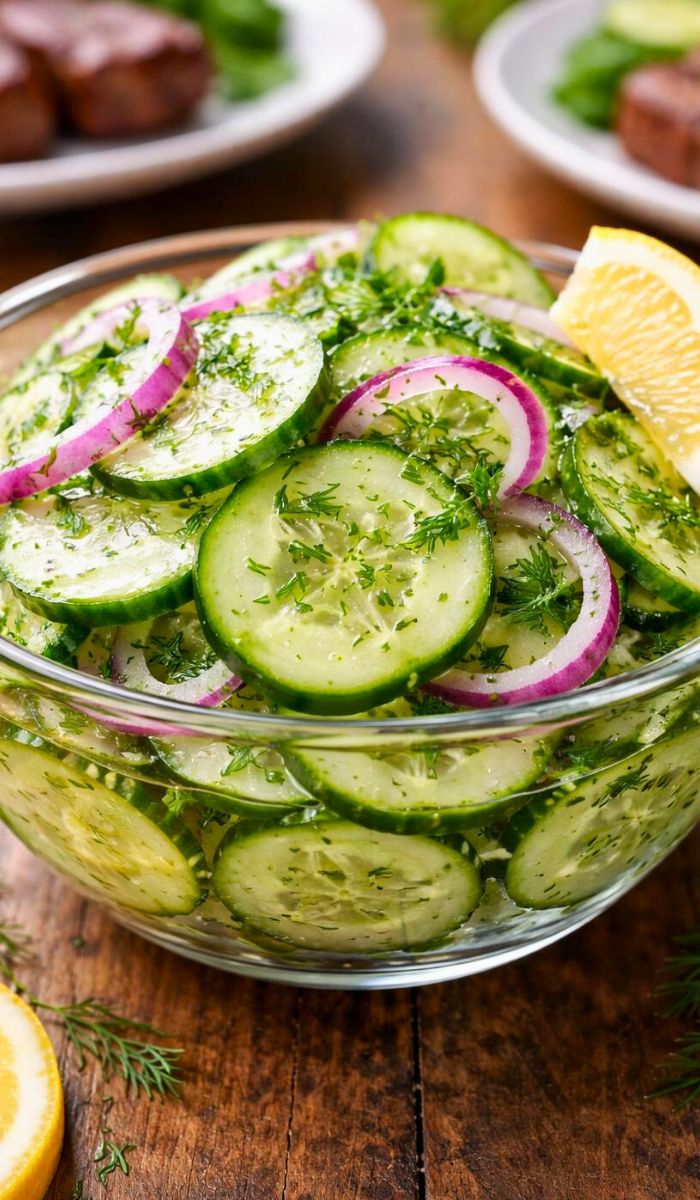 Texas de Brazil Cucumber Salad Recipe