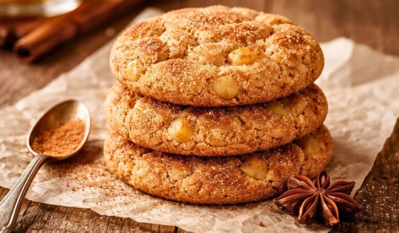 Apple Cinnamon Snickerdoodle Cookies Recipe