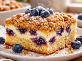 Blueberry Cream Cheese Coffee Cake Recipe