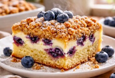 Blueberry Cream Cheese Coffee Cake Recipe