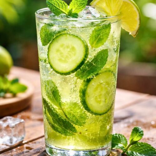 Cava Cucumber Mint Lime Drink Recipe