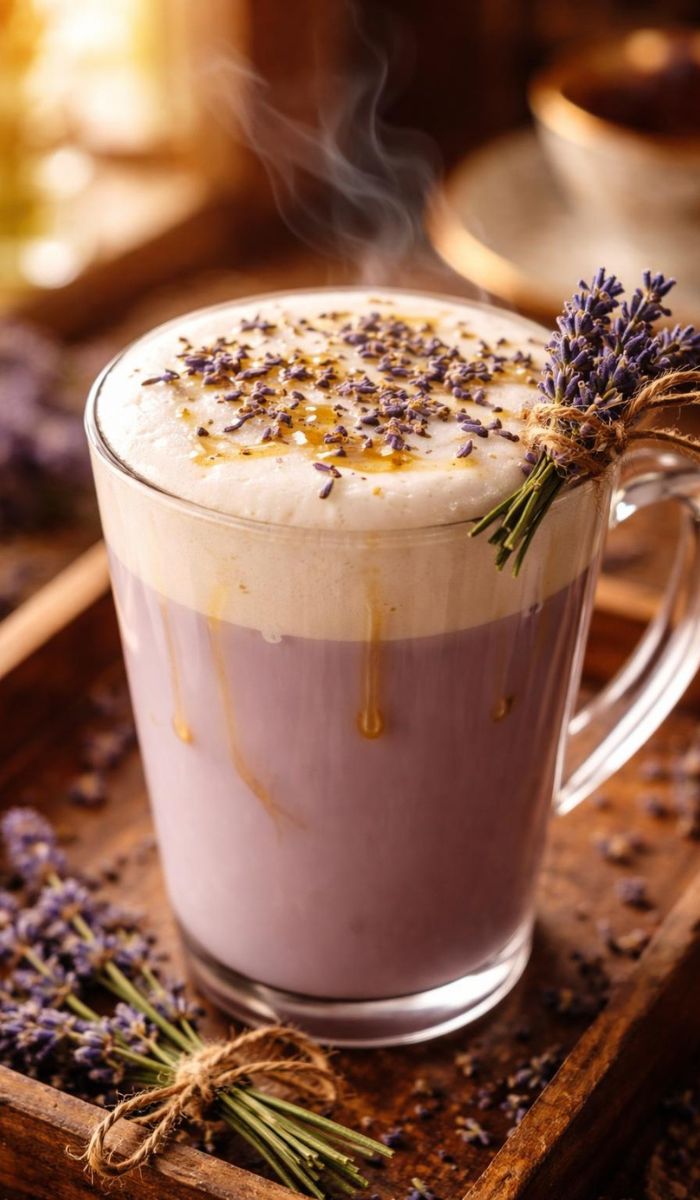 Cozy Lavender Milk Tea Latte Recipe