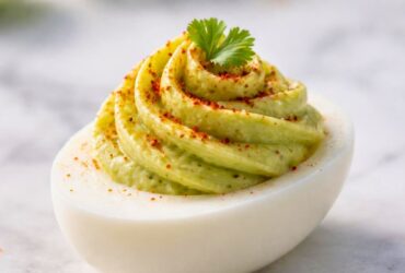 Creamy Avocado Deviled Eggs Recipe