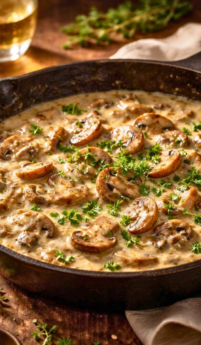 Creamy Mushroom Sauce Recipe