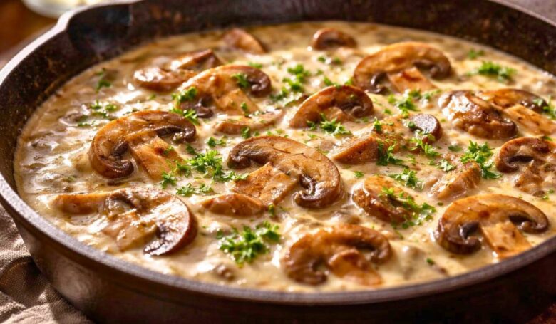 Creamy Mushroom Sauce Recipe
