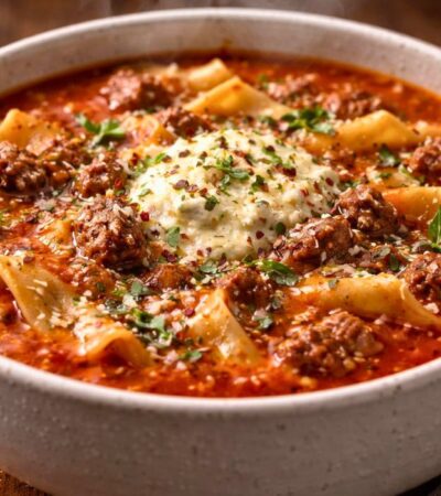 Crockpot Lasagna Soup Recipe