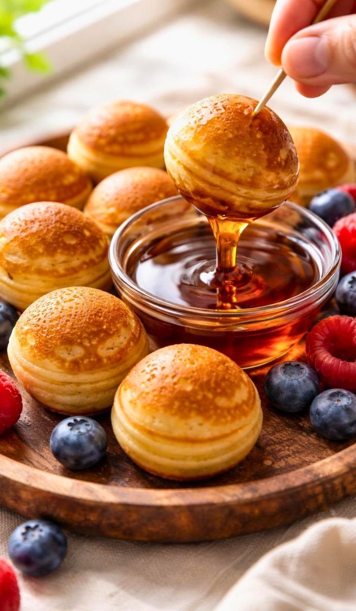 Fluffy Pancake Poppers Recipe