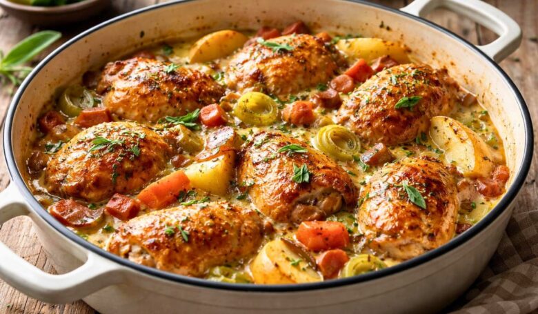 Hairy Bikers Chicken Cider Casserole Recipe