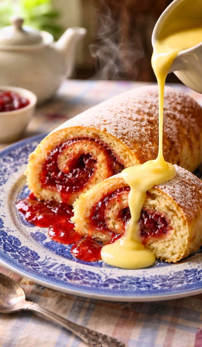 Hairy Bikers Jam Roly Poly Recipe
