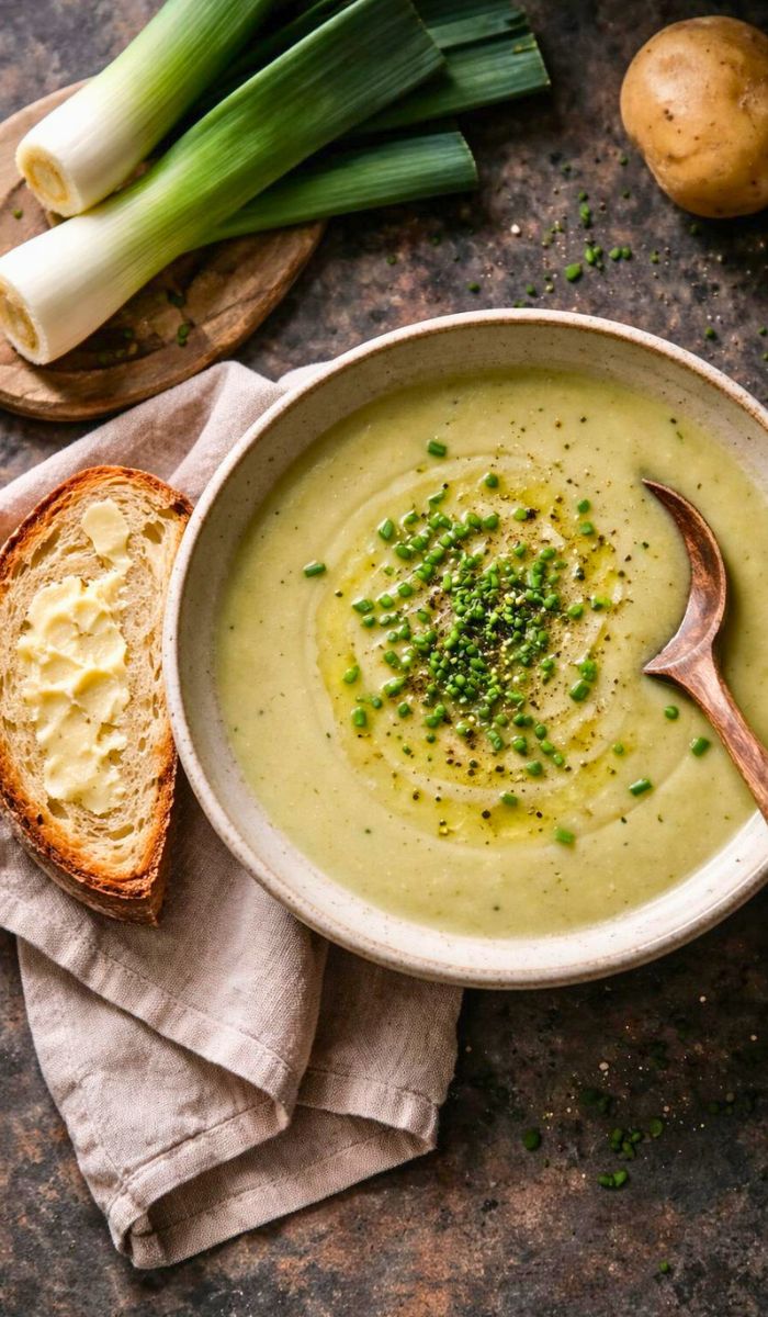 Hairy Bikers Leek and Potato Soup with Milk Recipe