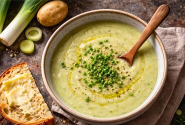 Hairy Bikers Leek and Potato Soup with Milk Recipe