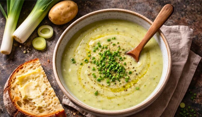 Hairy Bikers Leek and Potato Soup with Milk Recipe