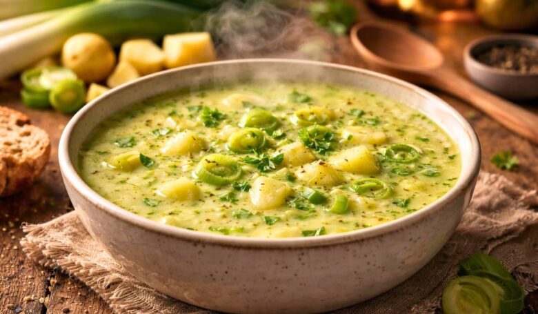 Hairy Bikers Leek and Potato Soup with Milk Recipe