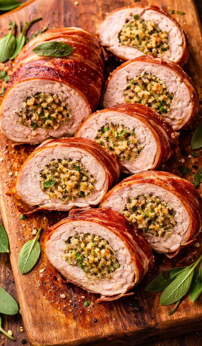 Hairy Bikers Stuffed Pork Tenderloin Recipe