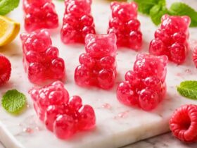 Homemade Raspberry Gummy Fruit Snacks Recipe