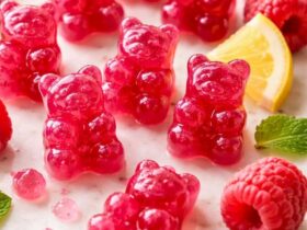 Homemade Raspberry Gummy Fruit Snacks Recipe