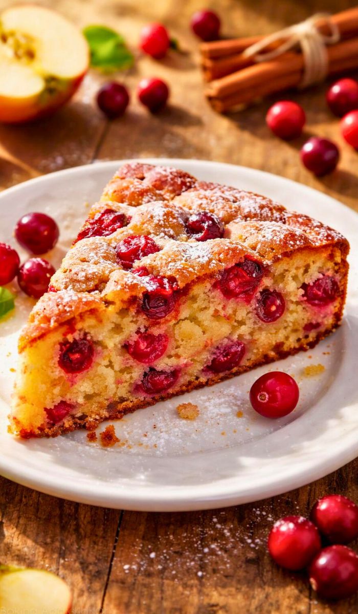 Ina Garten Easy Cranberry and Apple Cake Recipe