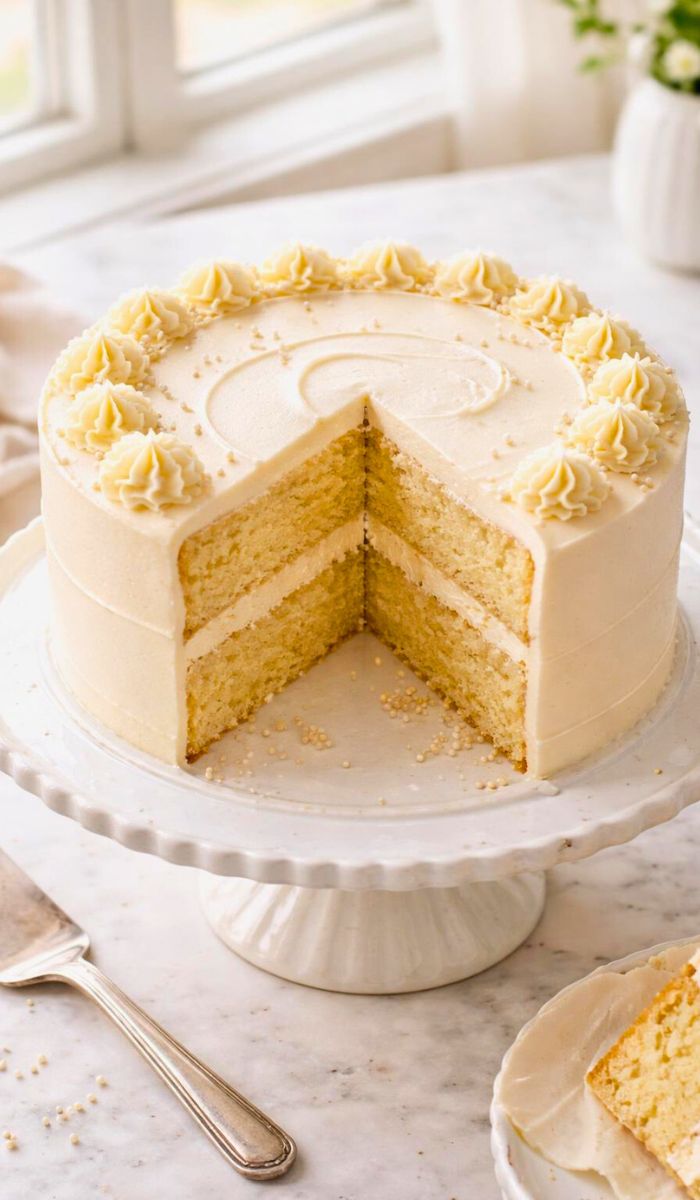 Ina Garten Vanilla Cake With Buttercream Frosting Recipe