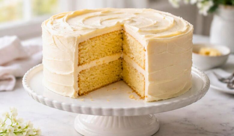 Ina Garten Vanilla Cake With Buttercream Frosting Recipe