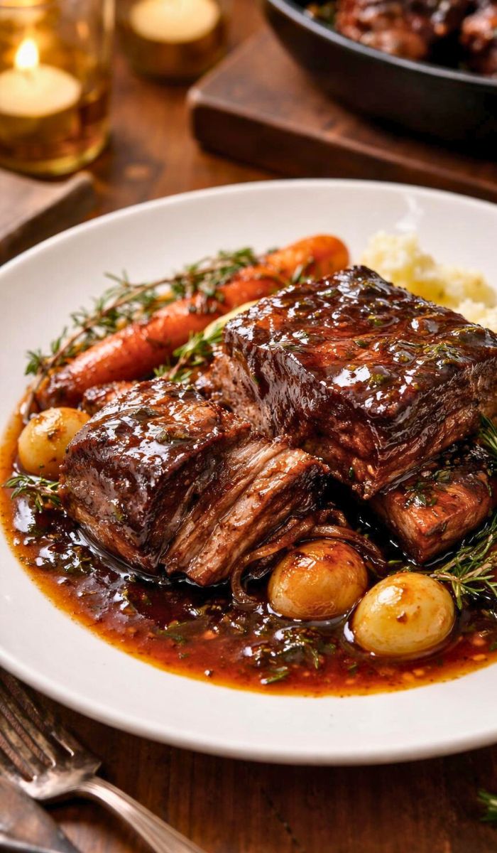 Ina Garten's Red Wine-Braised Short Ribs Recipe