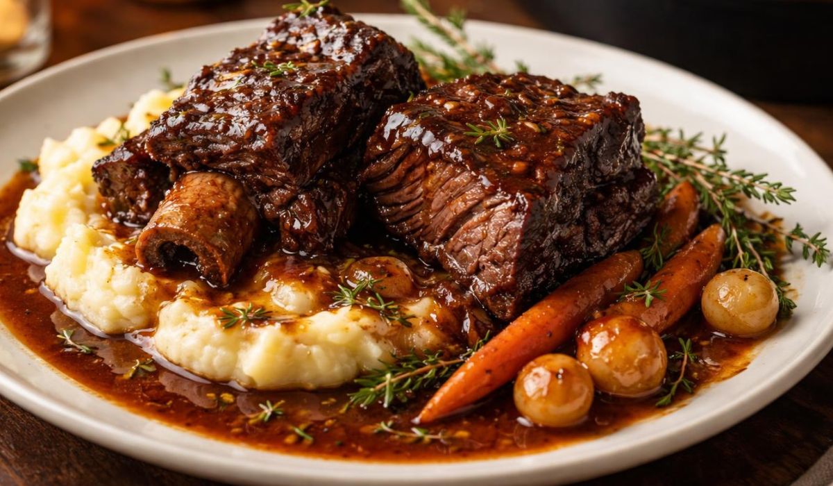 Ina Garten's Red Wine-Braised Short Ribs Recipe - Livy Cooks