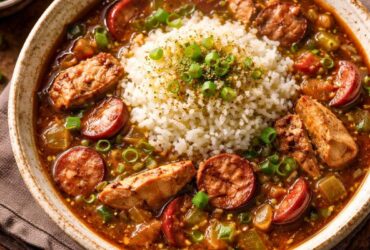 Justin Wilson Chicken and Sausage Gumbo Recipe